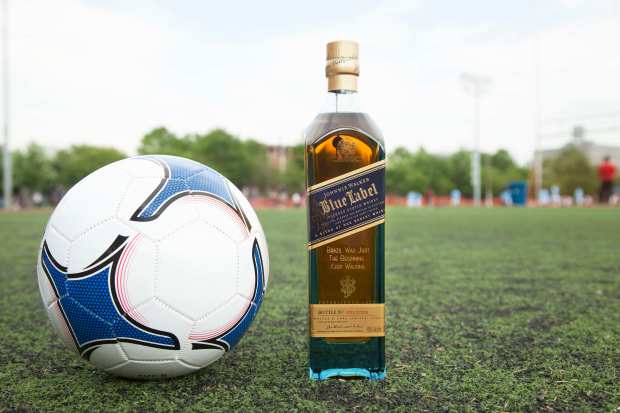 Johnnie Walker Blue Label Engraved Keep Walking Bottle