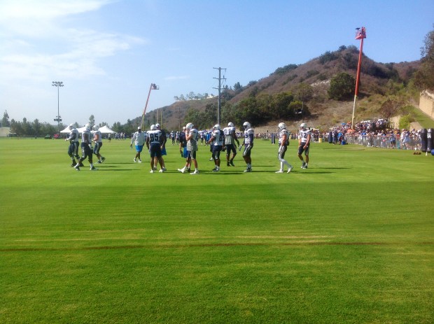 Chargers Training Camp: Mandatory Photo Credit: David Frerker 
