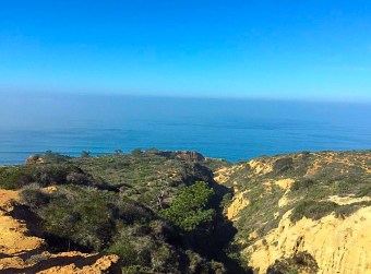 View of Razor Point Trail from South Fork Trail in the Torrey Pines State Natural Reserve. Mandatory Photo Credit David Frerker.