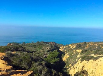 View of Razor Point Trail from South Fork Trail in the Torrey Pines State Natural Reserve. Mandatory Photo Credit David Frerker. 