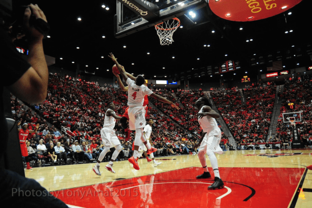 San Diego State vs. Illinois Sate at Viejas Arena on November 13th 2015. This game kicked off the regular season for the Aztecs. Mandatory Photo Credit: Tony Amat.