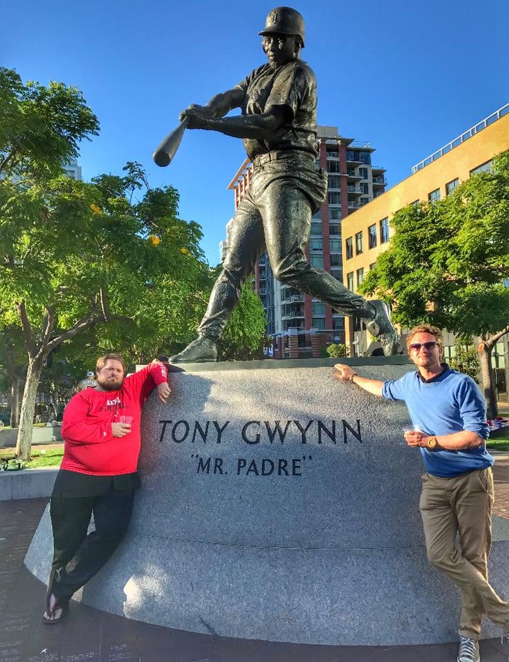 Tony Gwynn Mr. Padre statue outside Petco Park in San Diego